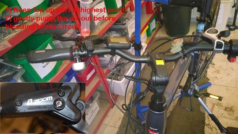 EOOZ Bicycle Hydraulic Disc Brake Bleed Set Tool For MTB Bike ZOOM-HB100/HB875 U 