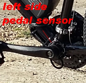 left hand pedal sensor for Woosh hub kits